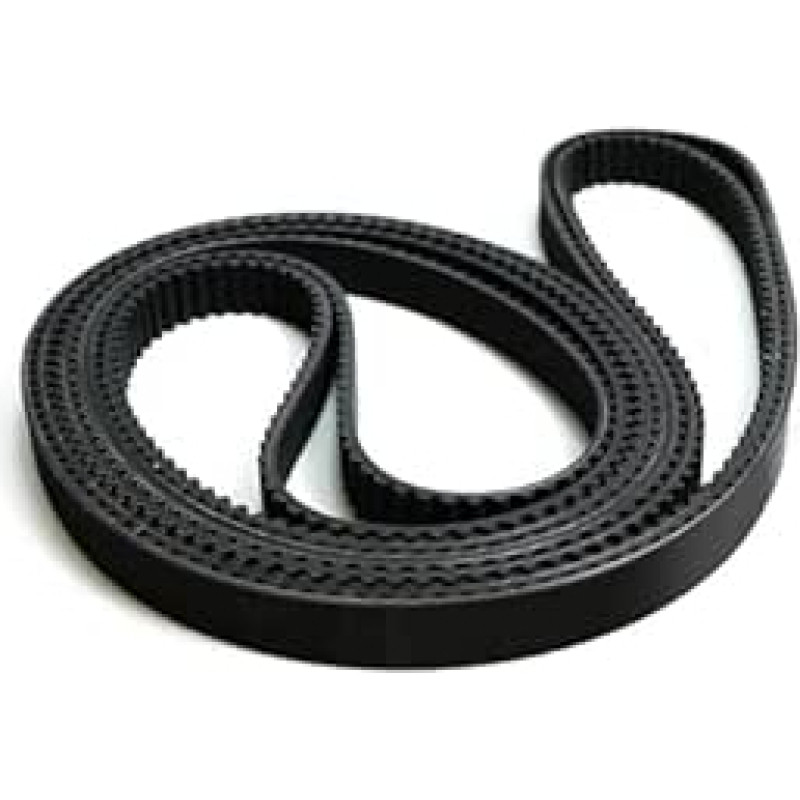 RAHBI 5M-Zahnriemen, Länge = 1850/1870/1895/1900/1915/1940 mm, Breite = 10/15/20/25 mm, 5M-Gummi-Synchronriemen mit geschlossener Schlaufe leisurely (Dydis : 5M-1940 (388 dantys), Spalva : 2vnt-25mm)