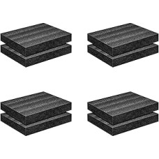 TsoLay 8 x putų polietilenas 16 x 12 x 2 colių putų polietileno plokštė, storas putų paminkštinimas, putų įdėklai amatams, putų polietileno paminkštinimas