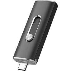 KOOTION USB atmintinė 128GB Stick C USB 3.1 OTG atmintinė USB C atmintinė 2-in-1 USB Dual Data Stick USB 3.1 256GB Flash Drive C tipo USB atmintinė, skirta C tipo mobiliajam telefonui 