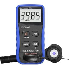 UVB matuoklis Radiacijos šviesos matuoklis Siauros juostos filtras 248nm-262nm trumpųjų bangų ultravioletinės spinduliuotės detektorius