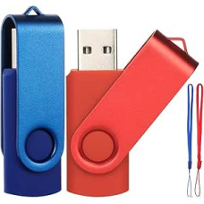 EASTBULL 64GB USB 2.0 atminties kortelė su kabeliu, žalias auksas