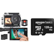4K veiksmo kamera su jutikliniu ekranu, EIS, reguliuojamu žiūrėjimo kampu ir 