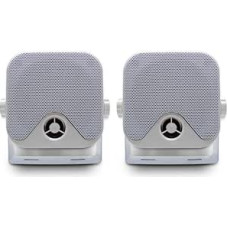 100 W 10.2 cm Mini Marine Speaker Waterproof Stereo Audio Speaker System for ATV UTV Motorcycle Speaker Tractor Boat Box Speaker, White