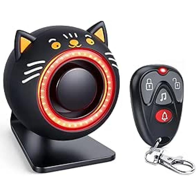 Automobilio signalizacijos sistema, belaidė vibracinė signalizacija, transporto priemonių apsaugos nuo vagysčių sistema, 120 dB apsaugos nuo įsilaužimo signalizacijos sistema su nuotolinio valdymo pulteliu, įsilaužimo signalizacija su magnetiniu tvirtinim