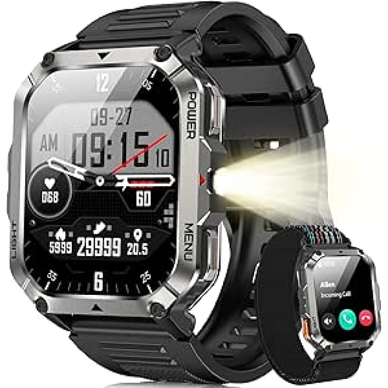 Blackview 900 mAh vyrų išmanusis laikrodis, 