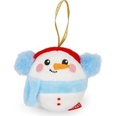 Legami – Plush Oh-Oh Christmas Ornaments, Kitty, Christmas Bauble, for Hanging on the Tree, Made of Polyester, 9 x 10 x 4 cm