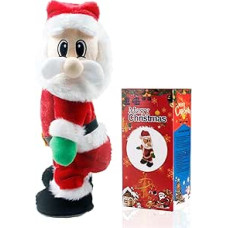 Twerking Santa Claus, 34 cm Santa Doll, Animated Christmas Toy, Sings in Spanish, Christmas Toy for Kids