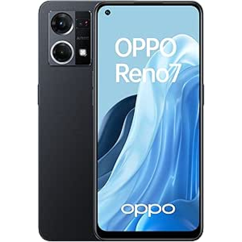 OPPO Reno7, dvigubas, 128 GB, 8 GB RAM, kosminės juodos spalvos