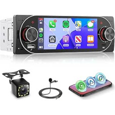 Hodozzy 1 DIN automobilinis radijas su belaidžiu 