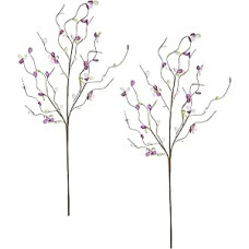 Dekoratyvinė šakelė su akrilo akmenimis Lapai 70 cm 2 dekoratyvinių šakų rinkinys Advento vainiko šakos Gėlių dekoracijos Vienos gėlės Floristikos girlianda Blizgučiai Vestuvių vainikai Dirbtinės gėlės