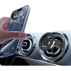 Car Mobile Phone Holder for MagSafe [Round Ventilation], Magnetic Car Mount for Mercedes A/B/C/V/GLC/Sprinter, Compatible with iPhone & Samsung Devices, Mercedes Benz Accessories