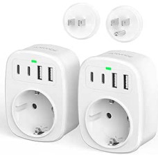 Adapter to Japan USA Germany Plug (EU to JP/USA)