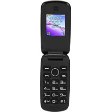 Folding Phone for Seniors, Unlocked, 3G LTE Dual SIM, Large Buttons with Speaker, Large Buttons and LED Lights, SOS Function, Long Life (EU Plug)