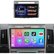 [Qualcomm] 8 branduolių 4+64GB Android 15 automobilinis radijas Toyota Corolla Verso 2004-2009 Belaidis Carplay Android automobilis, 9 colių jutiklinis ekranas Radijo 3D automobilio modelis / aušinimo ventiliatorius / GPS / BT / WiFi / apsisukimo kamera /