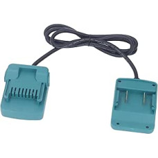 18 V Lithium Battery Adapter Extension Cable ABS 2 x 1.5 mm² Battery Extension Cable Tool with Strap Clip for Hikoki 1.6 m