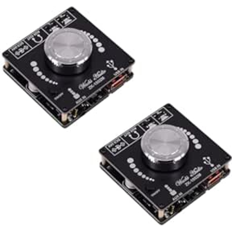 ZK-1002M Mini 2.0 100Wx2 5.0 galios garso stiprintuvo plokštė Stereo stiprintuvo stiprintuvas AUX USB 2 vnt.