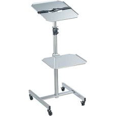 Projector Table: Variable Professional Projector Trolley with 2 Shelves (Projector Cart, Projector Table, Living Room, Laptop Stand)