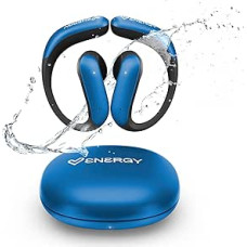 Energy Sistem PulseFit Bluetooth Headphones (True Wireless, Bluetooth 5.4, Securefit, Video Audio No Delay, 22 Hours Battery Life, IPX5 Waterproof, Recycled Plastic GRS)