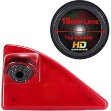 1280X720 pikselių 1000TV linijų Automobilio trečioji stogo viršutinė stabdžių šviesos kamera Stabdžių šviesos atbulinės eigos kamera 