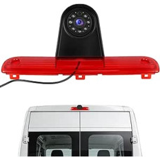 CAMECHO 720P HD galinio vaizdo kamera FIAT Ducato/Peugeot Boxer 2006-2018 140° plataus kampo IP67 vandeniui atspari naktinio matymo kamera su infraraudonaisiais spinduliais