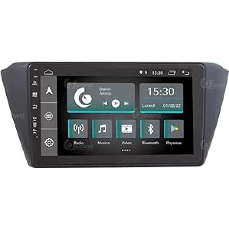 Asmeninis automobilinis radijas Skoda Fabia Android GPS Bluetooth Bluetooth WiFi USB DAB+ jutiklinis 9 colių 4 branduolių Carplay Android automobilis