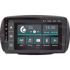 Costum Fit automobilinis radijo imtuvas Smart 453 Android GPS Bluetooth WiFi Dab USB Full HD jutiklinis ekranas 9 colių Easyconnect