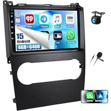 SIXWIN 4+64G Android 15 automobilinis radijas su 