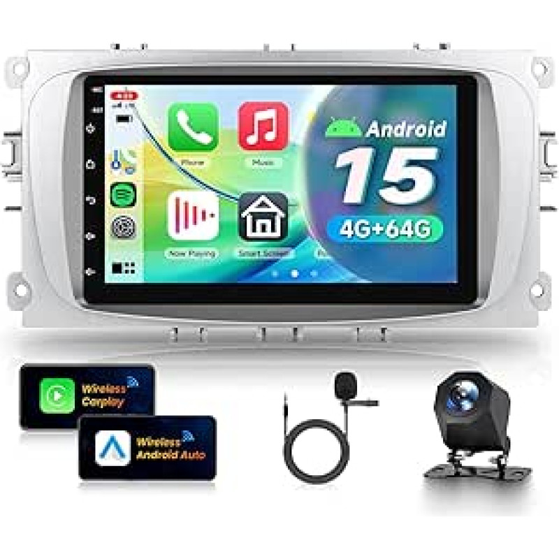 4G + 64G automobilinis radijas 