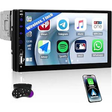 SIXWIN 1 DIN automobilinis radijo imtuvas su belaidžiu 