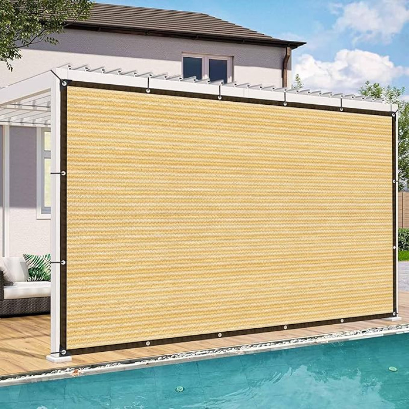 Tentas 2 x 4 m stačiakampio formos atspalvio tinklas Sodo atspalvis šiltnamiui Kvėpuojantis privatumo ekranas Vėjo apsaugos tinklas Apsauga nuo saulės Lauko aptvarai nuo graužikų