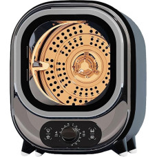 Portable Mini Tumble Dryer, Mini Spin Dryer, Max. Load Capacity 0.8 kg, 35 dB Low Noise, Ideal for Drying Underwear, Briefs and Baby Clothes, Electroplated Blue