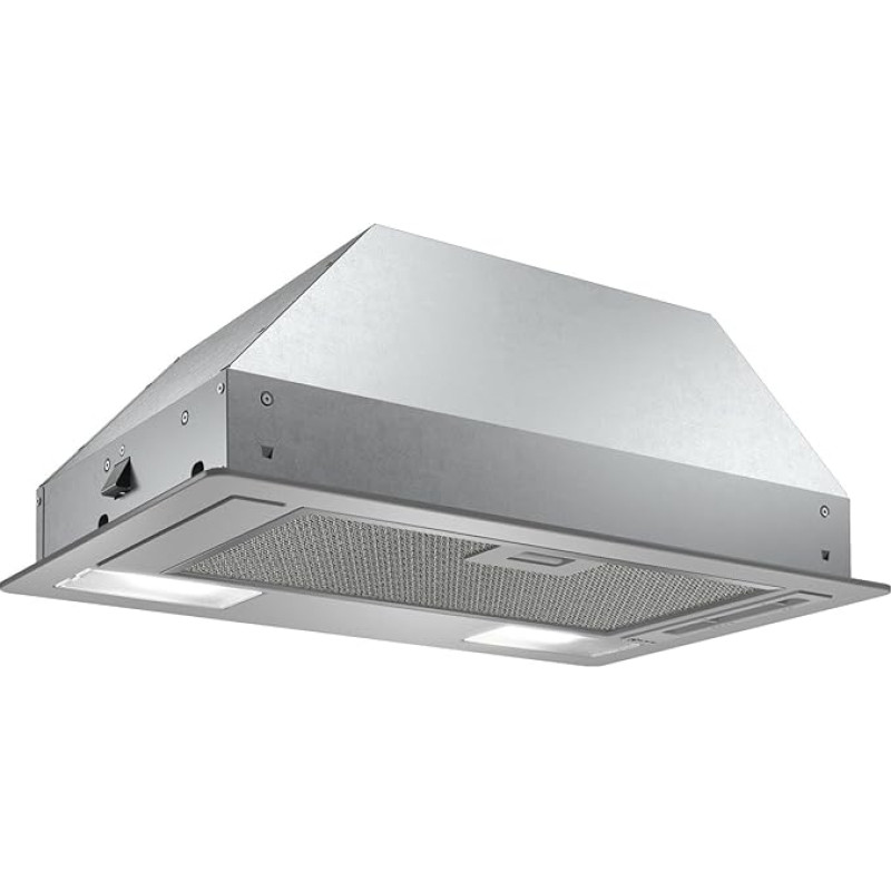 NEFF D51NAA1C0, N 30, gartraukis, 53 cm, ištraukimo galia, sumažintas triukšmas, LED apšvietimas, antracito spalvos