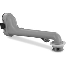 DL-pro purkštuvo rankenos vamzdis, skirtas AEG Electrolux Zanussi 117385810/9 1173858109 Išleidimo kanalas, skirtas viršutinei indaplovei su purkštuvo rankena.