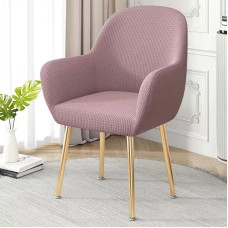 Stretch Velvet Grey Chair Cover Set of 4/2 With Armrest Chair Covers Office Chair Slipcover Backrest Chair Cover High Chair Cover Protective Covers Throws (Color : G, Size : 2pcs)