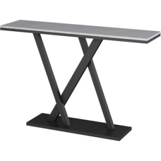Konsolen-Sofatische, Konsolentisch für den Eingangsbereich, Eingangstisch, Sofatisch, Flurtisch, dekorativer Flurtisch, zur Dekoration und Organisation, für Wohnzimmer, Flur, Eingang (Schwar