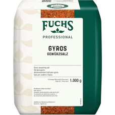 Fuchs Professional - Gyros Spice Salt | Spice for Greek Meat Dishes | Professional Quality for Bulk Consumers | 1 kg in Recyclable Bag