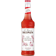 Monin Cherry Blossom Syrup (1 x 0.7 L) - Floral Cherry Blossom Flavour, 0.7 L, Premium Cocktail & Drink Syrup, Floral Mild & Versatile for Cocktails, Mocktails & Lemonades
