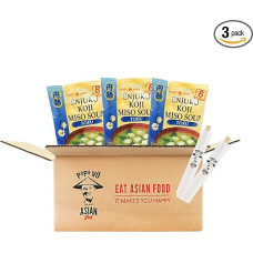 Hikari Enjuku Instant Miso Soup Tofu (Papa Vo®) Pack of 3 (3 x 150.4 g)
