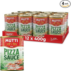 Mutti Pizza Sauce, seasoned, 4 pack (4 x 400 g)
