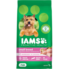 IAMS Small & Toy Breed Adult sausas maistas mažiems šunims su tikra vištiena, 3,2 kg maišelis
