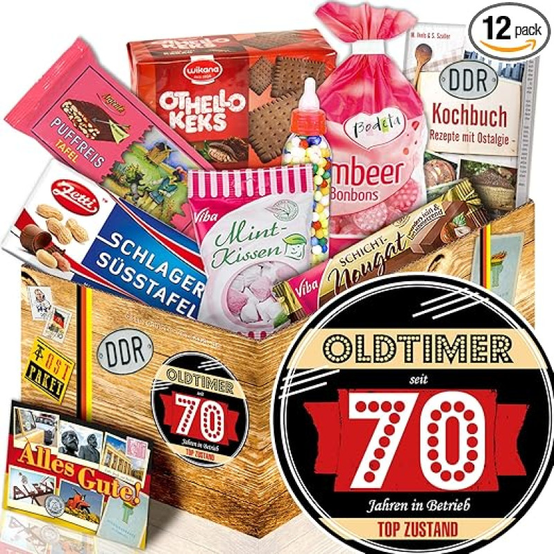 Oldtimer 70 - Velykinis saldumynų paketas - seneliui gimtadienio proga
