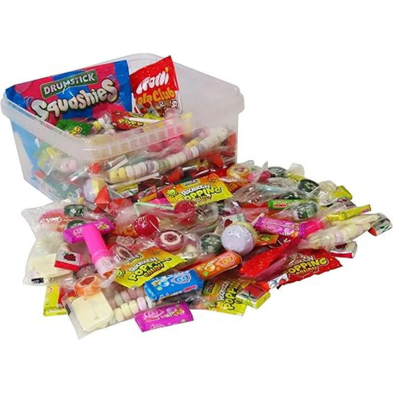 CAPTAIN PLAY Retro saldainių vakarėlių dėžutė 1 kg Vaikystės prisiminimai