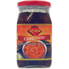 Rishta - čatnis iš smulkinto mango (chhundo)