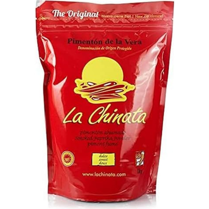 La Chinata rūkytos paprikos milteliai saldūs 1 kg