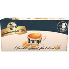 Goldmännchen Jumbo Tea Orange, Tea Orange, Fruit Tea, 20 Tea Bags, Large Bags, 3124 des