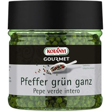 Kotanyi Gourmet pipirai žali sveiki | Švelniai aštrūs, šiek tiek vaisinio aromato, 400 ml