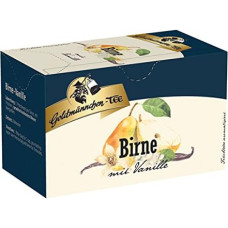 Gold Man Tee Sanfte Birne mit Vanille, vaisių arbata, 20 atskirai užspaudžiamų arbatos maišelių Gold Smoker