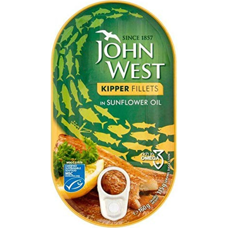 John West Tipper Filė aliejuje 160 g