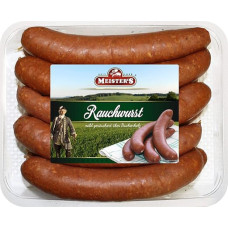 Real Smoked Sausage Beech Wood | Hearty Bautzner Sausage Delicacy for BBQ Grill and Pan | 10 x 110 g