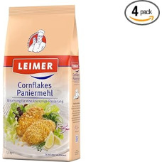 LEIMER kukurūzų dribsnių džiūvėsėliai 1,5 kg - duonos mišinys su kukurūzų dribsniais itin trapiai duonai (4 x 1,5 kg)